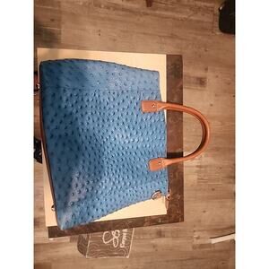 Gun tote’n Mama Blue Concealed Carry Purse Blue Ostrich